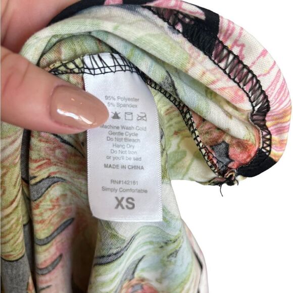 LuLaRoe Jessie Tropical Dress Size XS NWOT - Picture 4 of 6